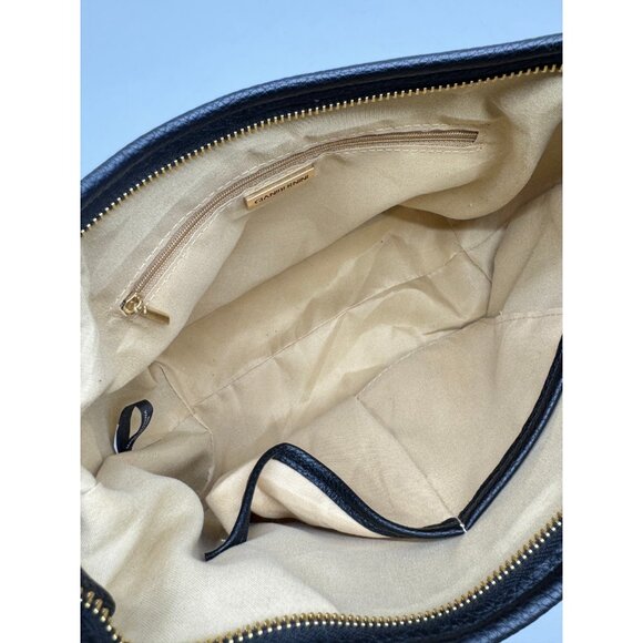 GIANI BERNINI Pebbled Soft medium women's shoulder crossbody bag - Black NEW! - Picture 8 of 16